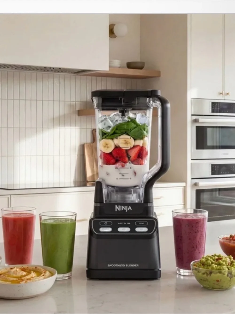 Ninja Professional Blender with Auto IQ. Has 4.6 star reviews.